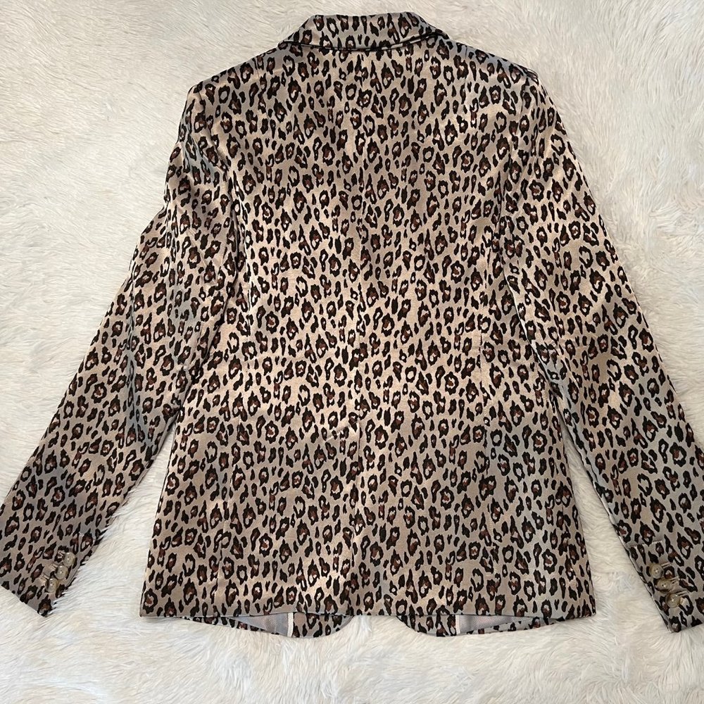 🎉HPx2🎉 Banana Republic Leopard Blazer / Jacket - Picture 7 of 15